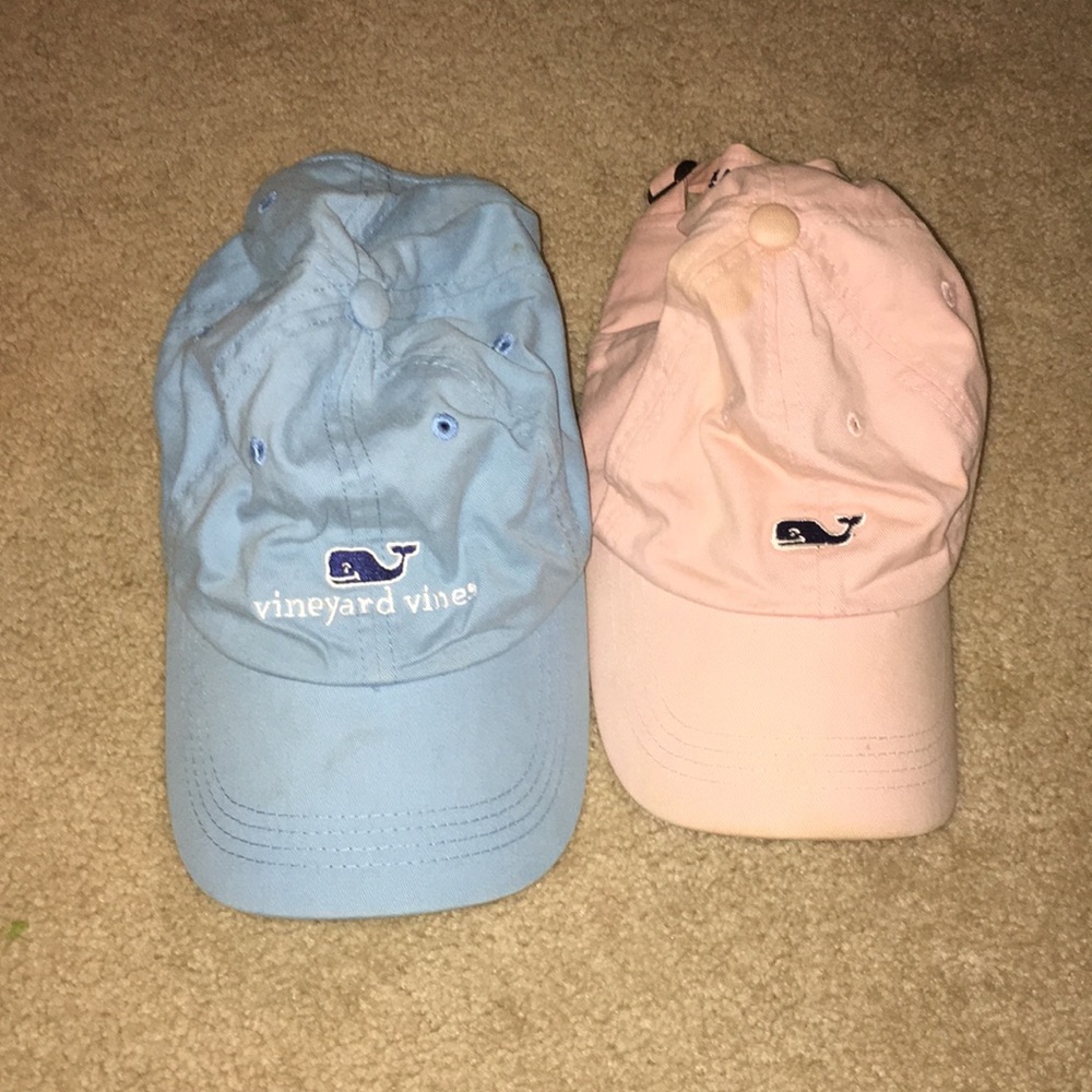 Two vineyard vines hats
